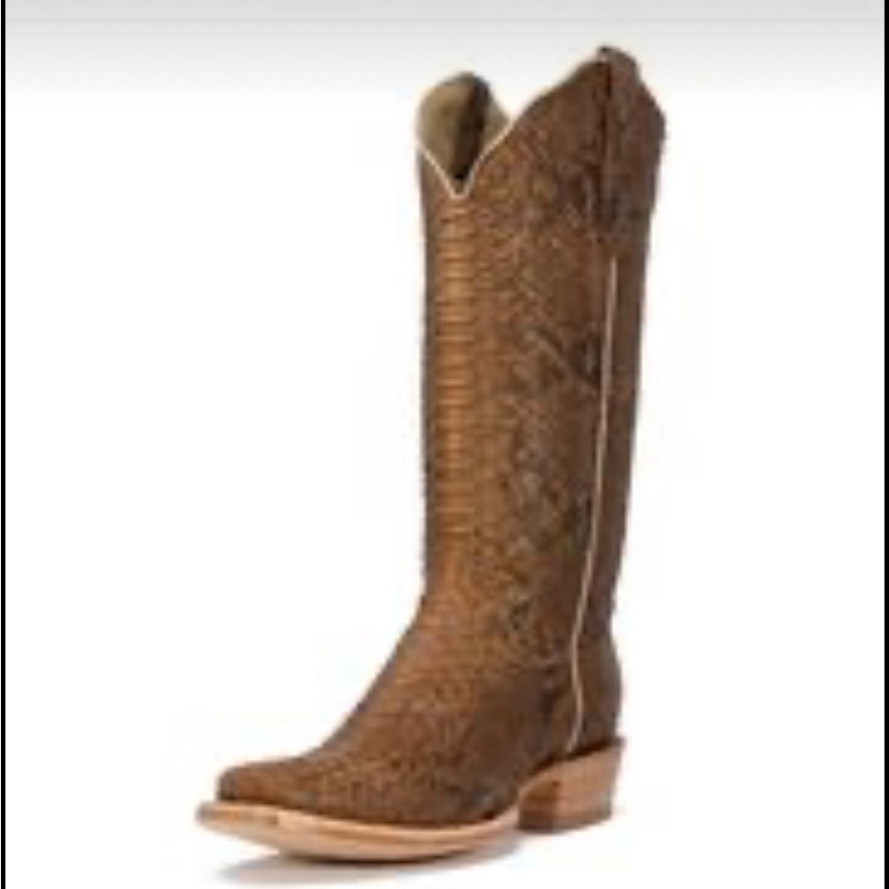 R. Watson Python Western Cowboy Boots Size 7 (I wear an 8 And They Fit)